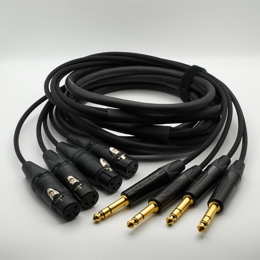 Neutrik // Mogami 4 Channel Female XLR to TRS Multicore Cable