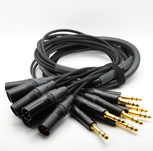 Neutrik // Mogami 8 Channel Male XLR to TRS Multicore Cable