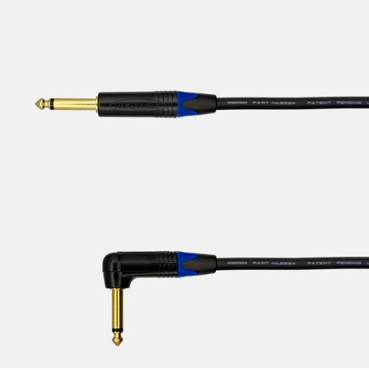 Custom: Neon Blue guitar cable 4m